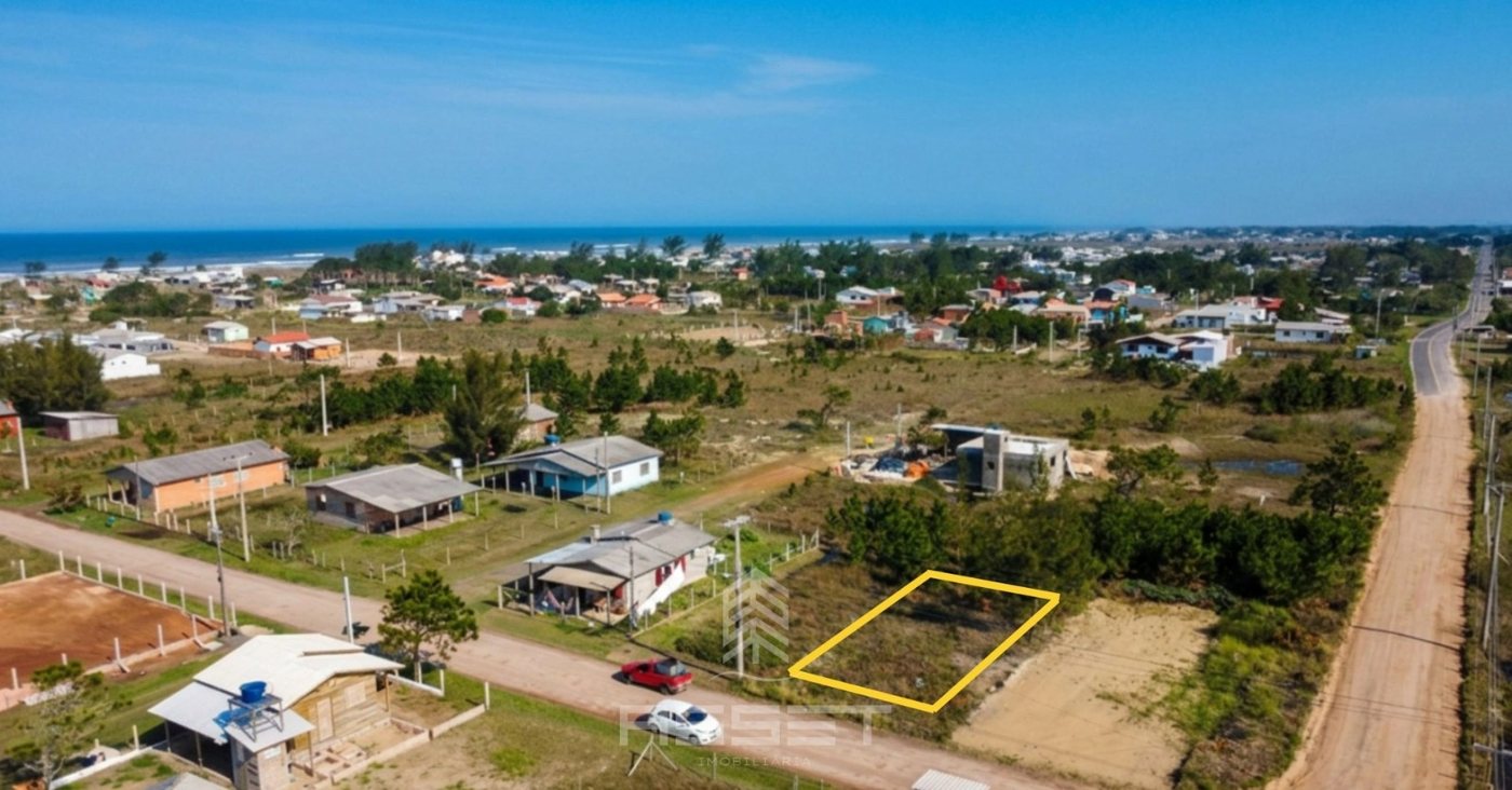 Área do lote e entorno residencial